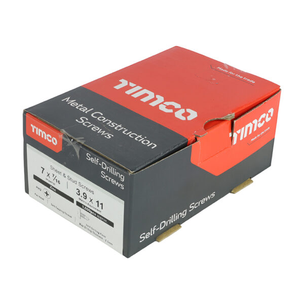 Pan Screw PH2 S/DRILL No3 Zinc-7 x 7/16