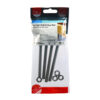 Carriage Bolt & Hex Nut -A2 SS-M8 x 100