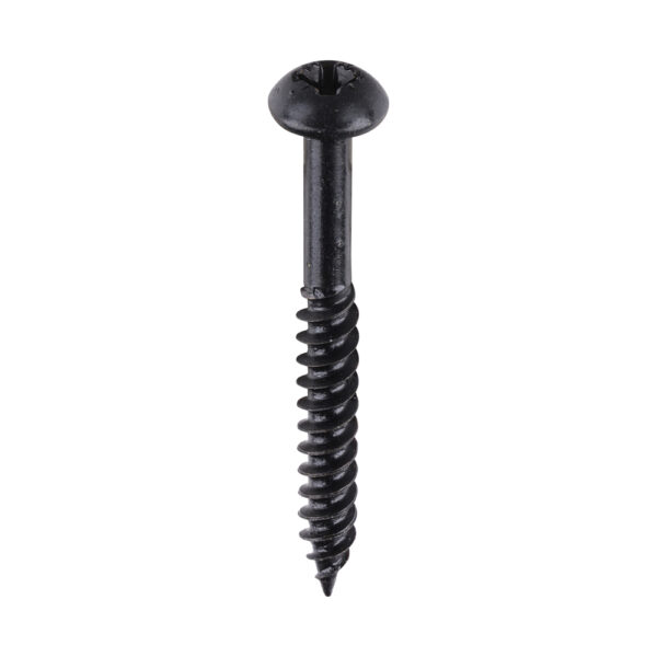 Blackjax Screw PZ2 RND Black-8 x 1 1/2