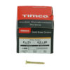 Brass Timber Screw SLOT CSK-8 x 1 1/2