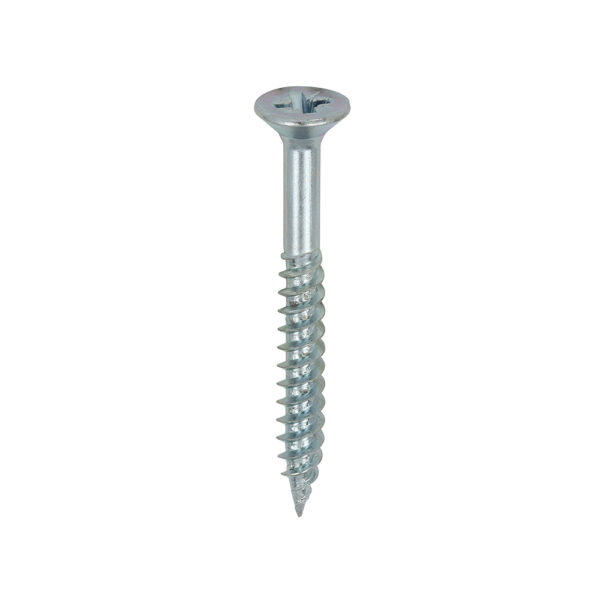 Twin Woodscrew PZ2 CSK Zinc-8 x 1 1/2