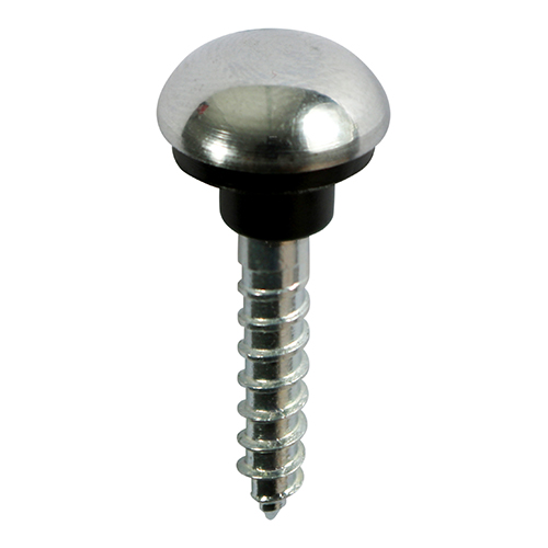 Mirror Screw Dome - Chrome-8 x 1 1/4