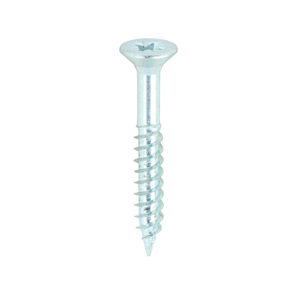 Twin Woodscrew PZ2 CSK Zinc-8 x 1 1/4