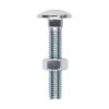 0845CB_w1.jpg Carriage Bolt & Hex Nut - BZP-M8 x 45