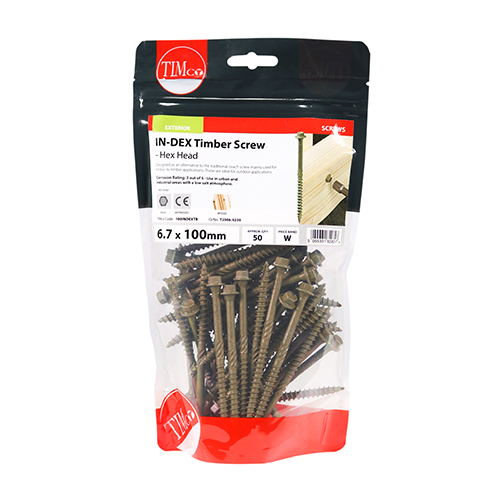 100INDEXTB_w3.jpg Hex Head Timber Screw - Green-6.7 x 100
