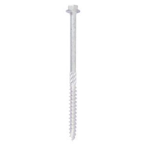 Timber Frame Screw HEX Silver-10 x 100