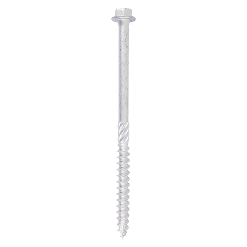 Timber Frame Screw HEX Silver-10 x 100