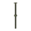 Carriage Bolt,Nut & Washer-GRN-M10 x 150