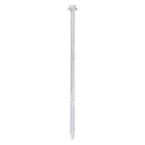 Timber Frame Screw HEX Silver-10 x 160
