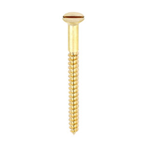 Brass Timber Screw SLOT CSK-10 x 2 1/2