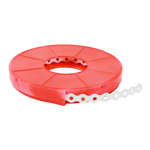Coloured Fixing Band - White-12mm x 10m