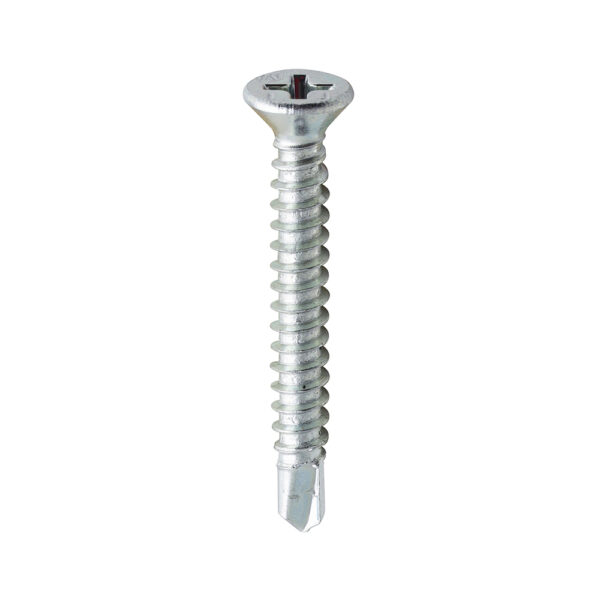 124Z_w1.jpg S/Drill PVC Screw CSK - BZP-3.9 x 32
