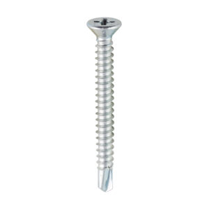 S/Drill PVC Screw CSK - BZP-3.9 x 38