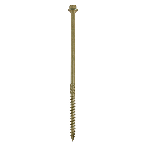 Hex Head Timber Screw - Green-6.7 x 150