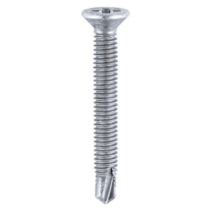 S/Drill PVC Screw CSK - BZP-M4 x 25