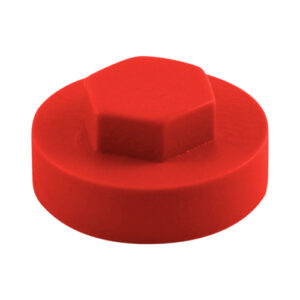 Hex Cover Cap - Poppy Red-16mm