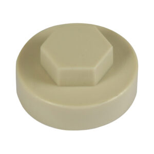 Hex Cover Cap - Beige-16mm