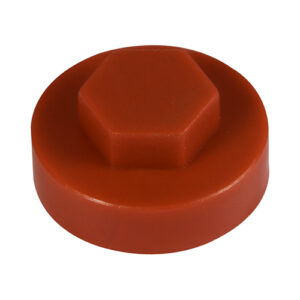 Hex Cover Cap - Terracotta-19mm