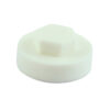 Hex Cover Cap - Pure White-19mm