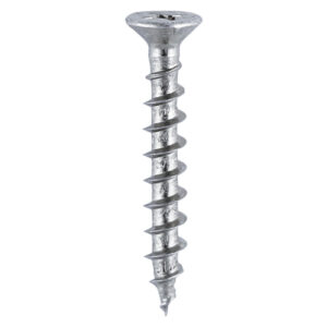 PVC Window Screw RIB CSK -BZP-4.3 x 30