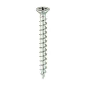 PVC Window Screw RIB CSK -BZP-4.3 x 40