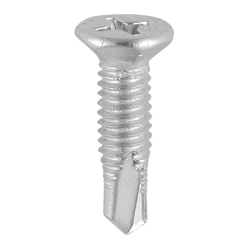 S/Drill PVC Screw F/CSK - S/S-M4 x 16