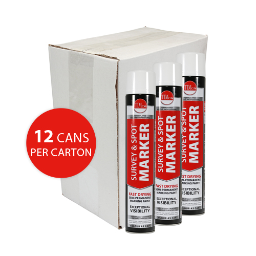 Survey & Spot Marker White-750ml