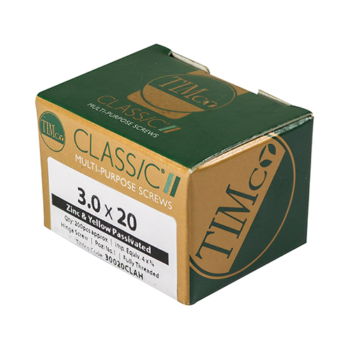 Classic Hinge PZ1 CSK ZYP-3.0 x 20