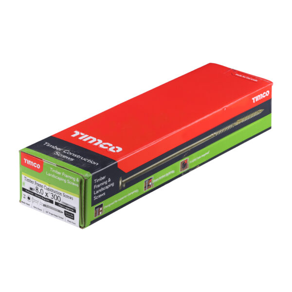 Timber Frame Screw WAFER Green-8.0 x 300