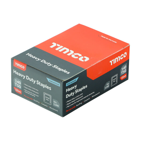 Staples HD Chisel - Galv Bulk-12mm