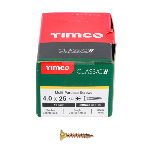 40025CLAF_w3.jpg Classic Screw PZ2 CSK ZYP-4.0 x 25
