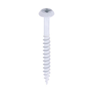 40040CLARWBX_w1.jpg Rainwater Screw - White-4.0 x 40
