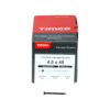 Carcass Screw PZ2 CSK Black-4.0 x 45