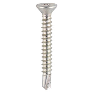 S/Drill PVC Screw CSK - BZP-4.8 x 25