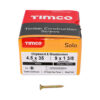 Solo Woodscrew PZ2 CSK ZYP-4.5 x 35
