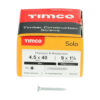 Solo Woodscrew PZ2 CSK Zinc-4.5 x 40
