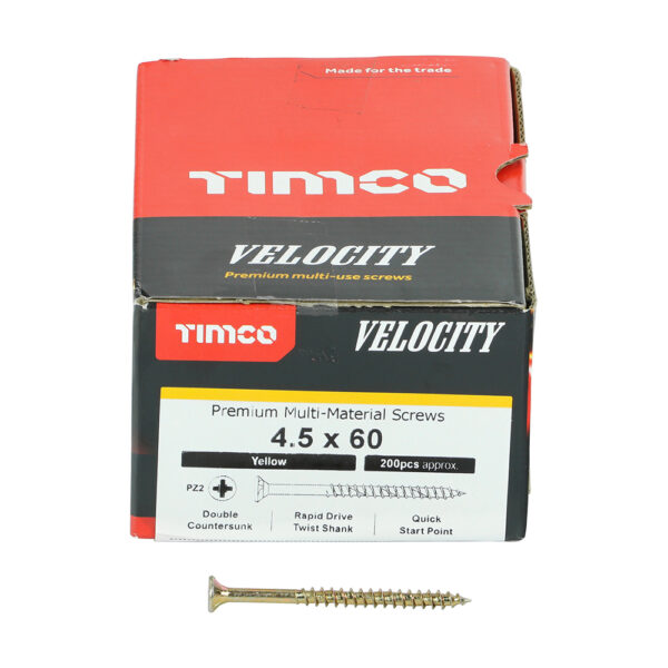 45060VY_w3.jpg Velocity Screw PZ2 CSK ZYP-4.5 x 60