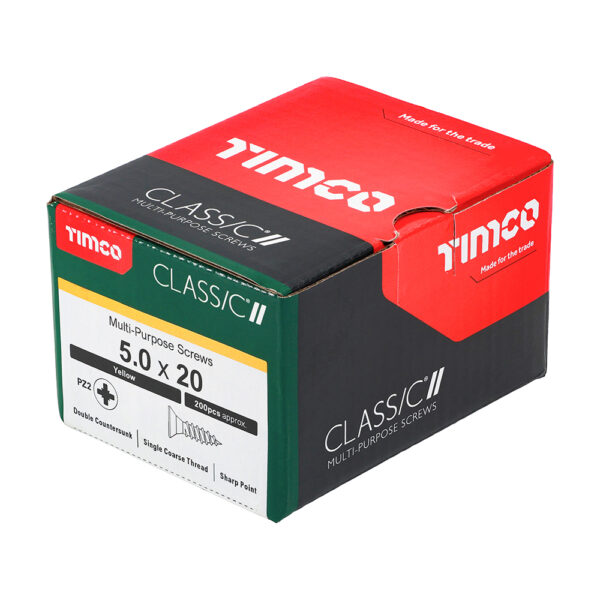 Classic Screw PZ2 CSK ZYP-5.0 x 20