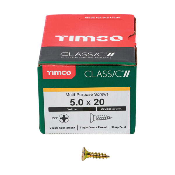 Classic Screw PZ2 CSK ZYP-5.0 x 20