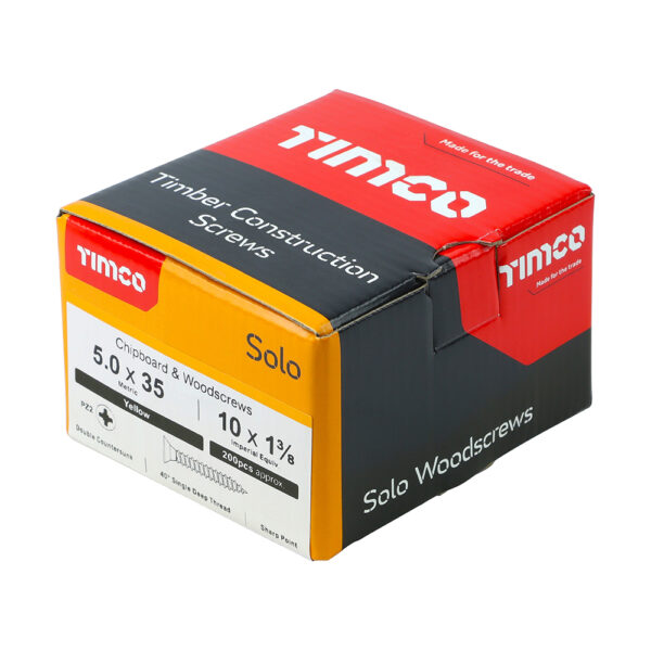 50035SOLOC_w2.jpg Solo Woodscrew PZ2 CSK ZYP-5.0 x 35