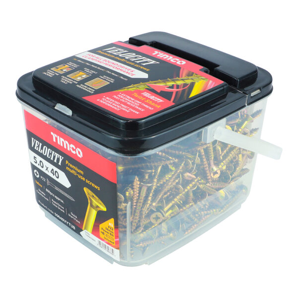 Velocity Screw PZ2 CSK ZYP-5.0 x 40