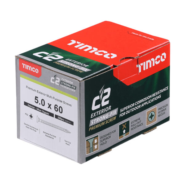 C2 Exterior Strong-Fix PZ CSK-5.0 x 60