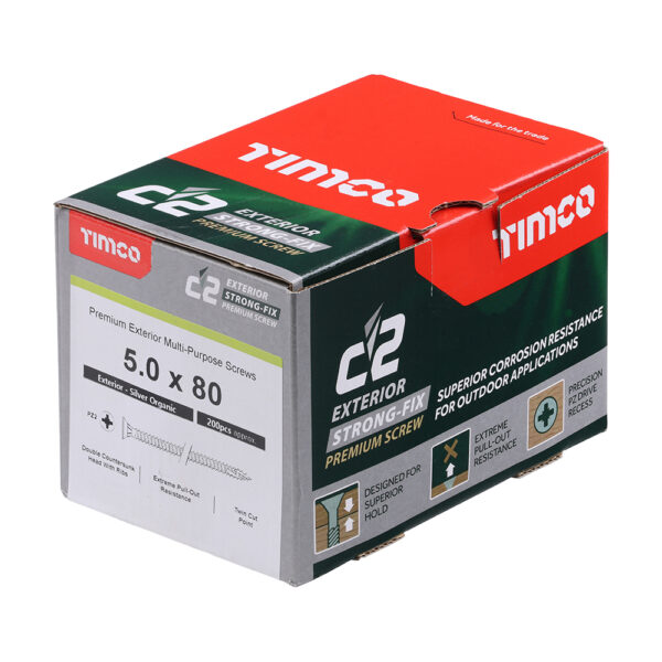 C2 Exterior Strong-Fix PZ CSK-5.0 x 80
