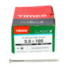 50100CLA4_w3.jpg Classic Screw PZ2 CSK A4 SS-5.0 x 100