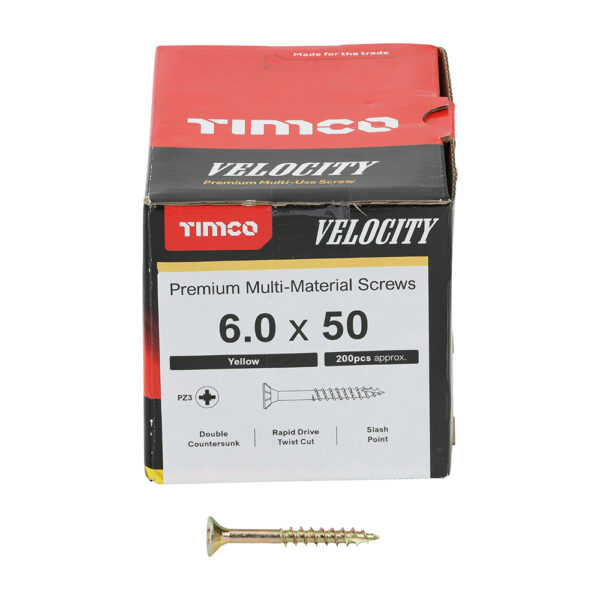 60050VY_w3.jpg Velocity Screw PZ3 CSK ZYP-6.0 x 50