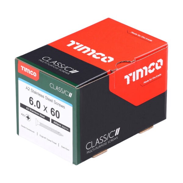 Stacked from 8 images. Method=B (R=8,S=4) Classic Screw PZ3 CSK A2 SS-6.0 x 60
