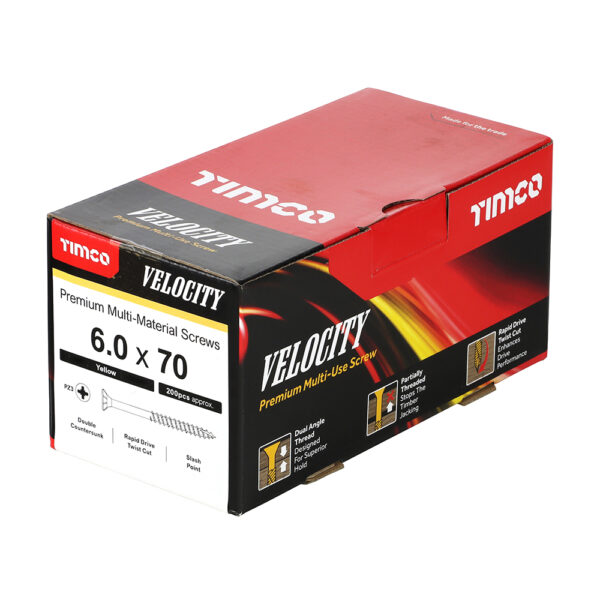 60070VY_w2.jpg Velocity Screw PZ3 CSK ZYP-6.0 x 70