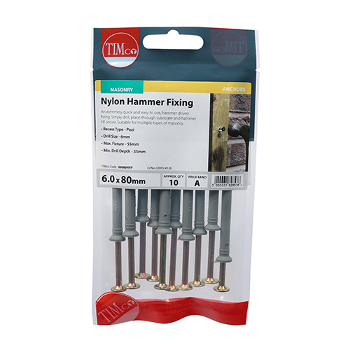 60080HFP_w2.jpg Nylon Hammer Fixing - BZP-6.0 x 80
