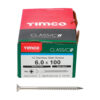Classic Screw PZ3 CSK A2 SS-6.0 x 100