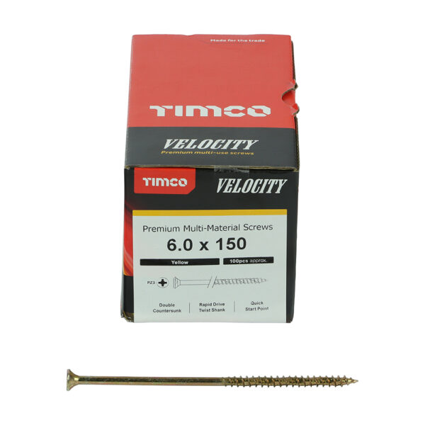 60150VY_w3.jpg Velocity Screw PZ3 CSK ZYP-6.0 x 150